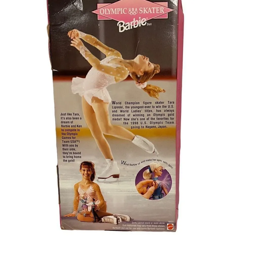Vintage 1997 Olympic Skater Barbie New in box Mattel